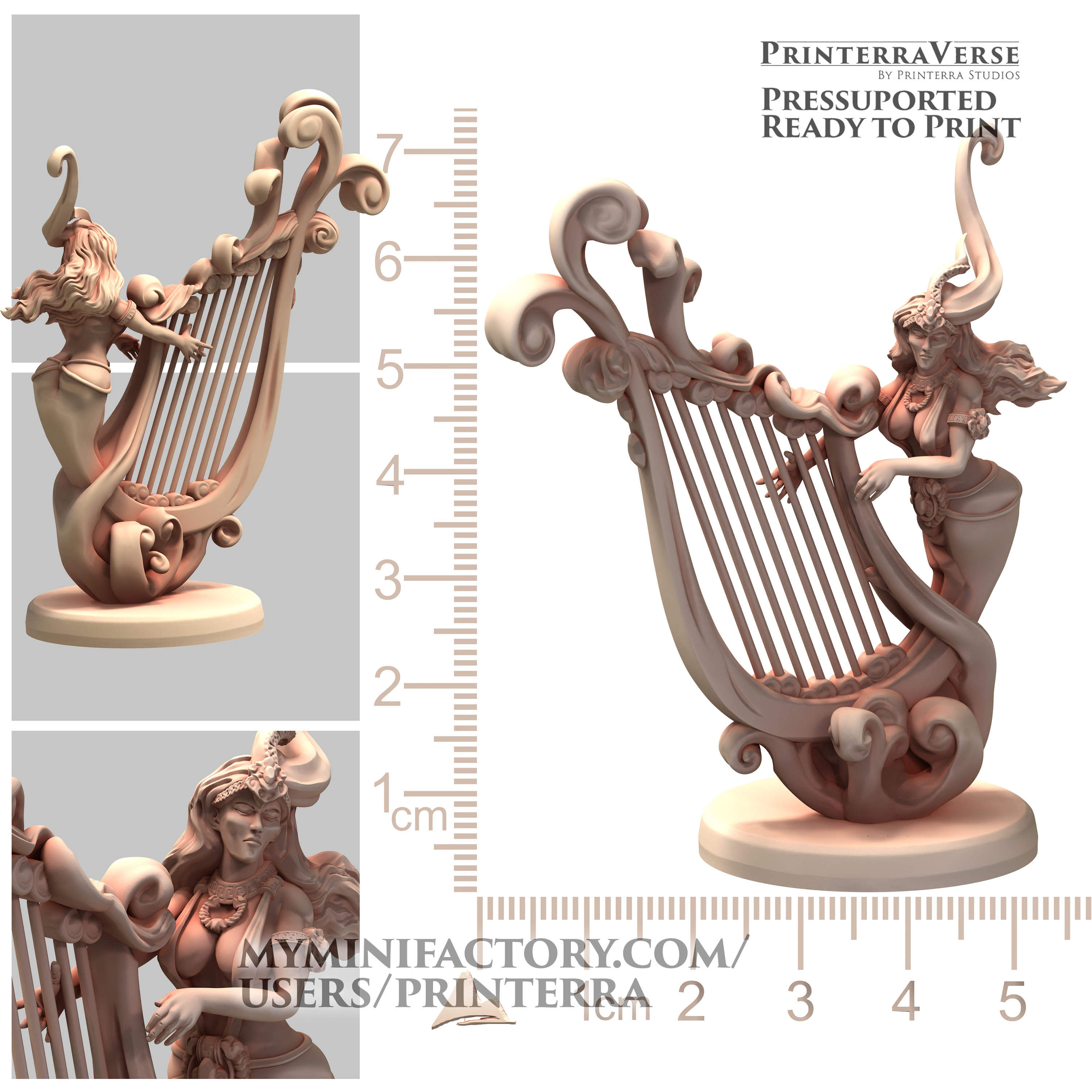 025 GREEKA Slaandering Demon Sirena Harp